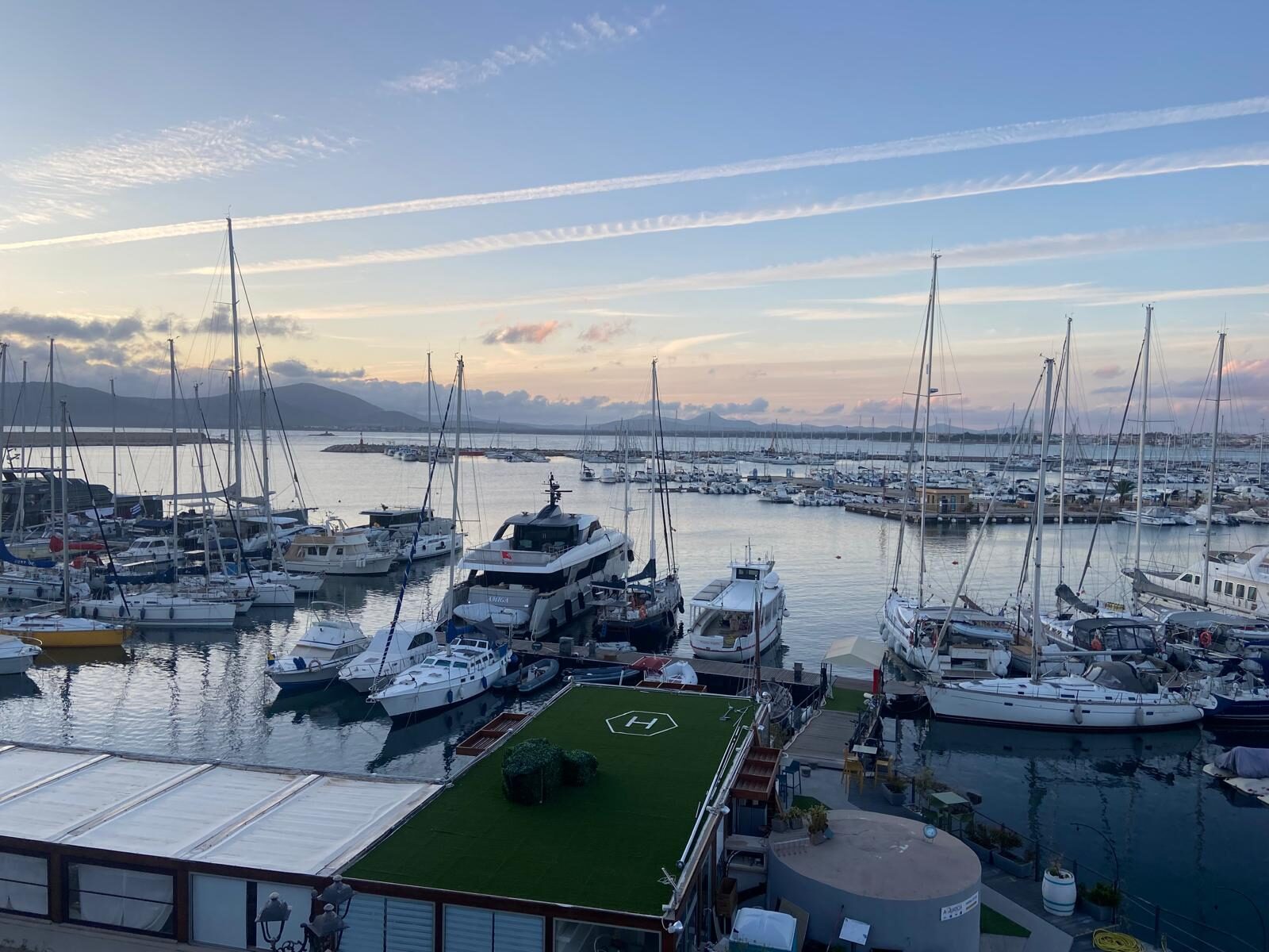 The harbour at Alghero, Sardinia